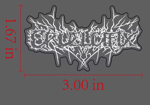 3 IN CRUELCIFIX STICKERS